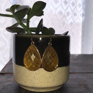 Gold earrings